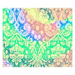 Hippie Fabric Background Tie Dye Double Sided Flano Blanket (small)  by Ravend