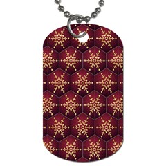 Background Pattern Icon Design Dog Tag (one Side)