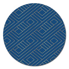 Abstract Geometry Pattern Magnet 5  (round)