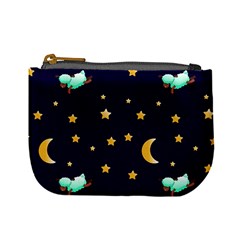 Seamless Pastel Wallpaper Animal Mini Coin Purse