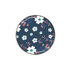 Floral Digital Paper Background Hat Clip Ball Marker (10 Pack)