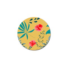 Nature Floral Flower Petal Leaves Leaf Plant Golf Ball Marker