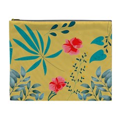 Nature Floral Flower Petal Leaves Leaf Plant Cosmetic Bag (xl)