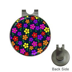 Background Flower Floral Bloom Hat Clips With Golf Markers