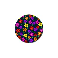 Background Flower Floral Bloom Golf Ball Marker (10 Pack)