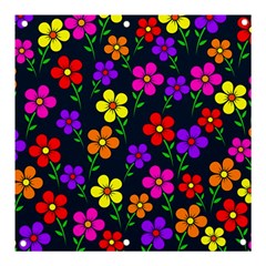 Background Flower Floral Bloom Banner And Sign 3  X 3 