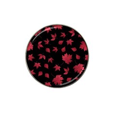 Red Autumn Leaves Autumn Forest Hat Clip Ball Marker (10 Pack)