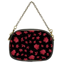 Red Autumn Leaves Autumn Forest Chain Purse (two Sides)