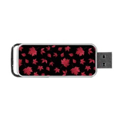 Red Autumn Leaves Autumn Forest Portable Usb Flash (two Sides) by Ravend