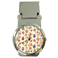 Cupcake Pattern Lollipop Money Clip Watches