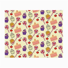 Cupcake Pattern Lollipop Small Glasses Cloth (2 Sides)