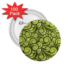 Flower Design Paradigm Start 2.25  Buttons (100 pack) 