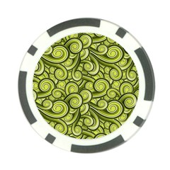 Flower Design Paradigm Start Poker Chip Card Guard by Ravend