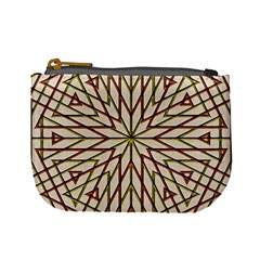 Kaleidoscope Line Triangle Pattern Mini Coin Purse