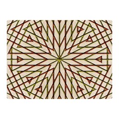 Kaleidoscope Line Triangle Pattern Double Sided Flano Blanket (mini) 