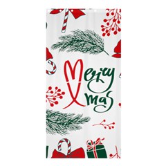 Merry Xmas Seamless Christmas Pattern Shower Curtain 36  X 72  (stall)  by danenraven