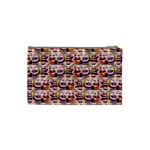 Funny Monsters Teens Collage Cosmetic Bag (Small) Back