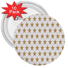 Stars-3 3  Buttons (10 Pack)  by nateshop