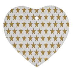 Stars-3 Heart Ornament (two Sides) by nateshop