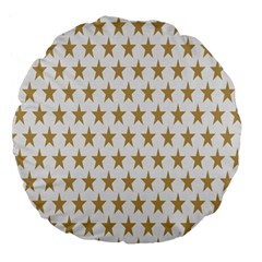 Stars-3 Large 18  Premium Flano Round Cushions by nateshop