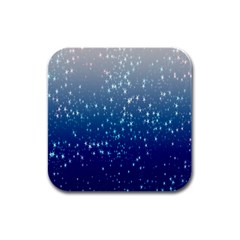 Stars-4 Rubber Square Coaster (4 Pack) by nateshop