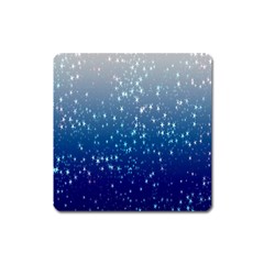 Stars-4 Square Magnet by nateshop