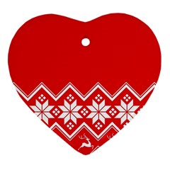 Seamles,template Heart Ornament (two Sides) by nateshop