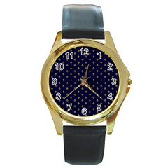 Seamles,template Round Gold Metal Watch by nateshop