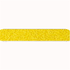 Bright Yellow Crunchy Sprinkles Small Bar Mats by nateshop