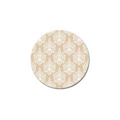 Clean Brown And White Ornament Damask Vintage Golf Ball Marker (10 Pack) by ConteMonfrey