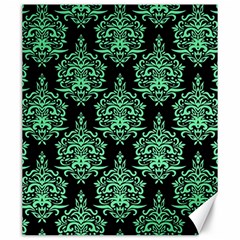 Black And Neon Ornament Damask Vintage Canvas 20  X 24  by ConteMonfrey