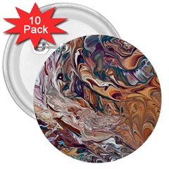 Abstract Ammonite I 3  Buttons (10 Pack) 