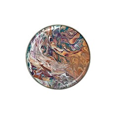 Abstract Ammonite I Hat Clip Ball Marker by kaleidomarblingart