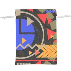 Background Abstract Colors Shapes  Lightweight Drawstring Pouch (xl) by Wegoenart