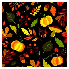 Pumpkin Fall Autumn Pattern Lightweight Scarf  by Wegoenart