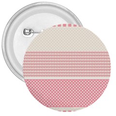 Background Pink Beige Decorative 3  Buttons by Wegoenart