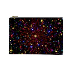 Abstract Background Star Wallpaper Cosmetic Bag (large)