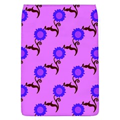 Illustration Flower Floral Design Pattern Removable Flap Cover (l)