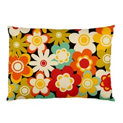 Floral Retro Vintage Blossom Pillow Case