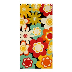 Floral Retro Vintage Blossom Shower Curtain 36  X 72  (stall)  by Ravend