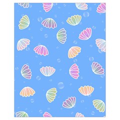 Seashell Clam Pattern Art Design Drawstring Bag (small)