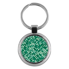 Patterns Fabric Design Surface Key Chain (round)