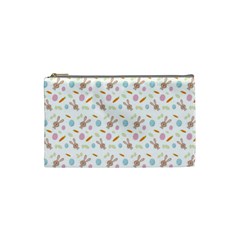 Easter Bunny Pattern Hare Cosmetic Bag (small)