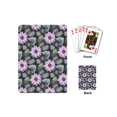 Flower  Petal  Spring Watercolor Playing Cards Single Design (mini) by Ravend