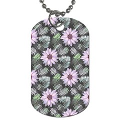 Flower Petal Spring Watercolor Dog Tag (two Sides) by Ravend