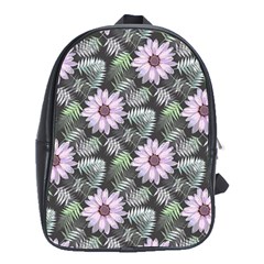 Flower Petal Spring Watercolor School Bag (xl)