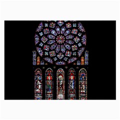 Chartres Cathedral Notre Dame De Paris Amiens Cath Stained Glass Large Glasses Cloth by Wegoenart