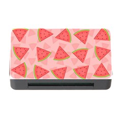 Background Watermelon Pattern Fruit Memory Card Reader With Cf by Wegoenart