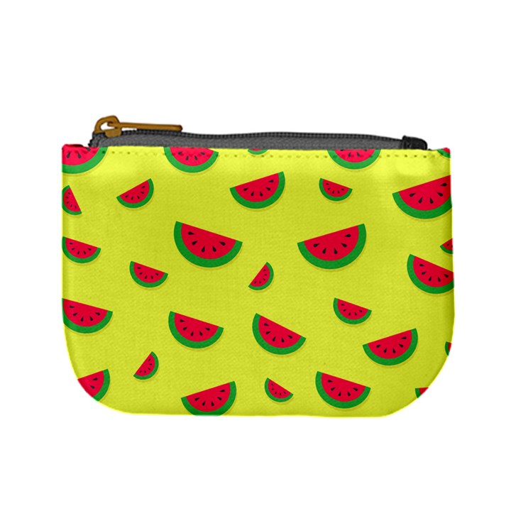 Watermelon Pattern Wallpaper Mini Coin Purse