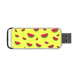 Watermelon Pattern Wallpaper Portable USB Flash (Two Sides) Front